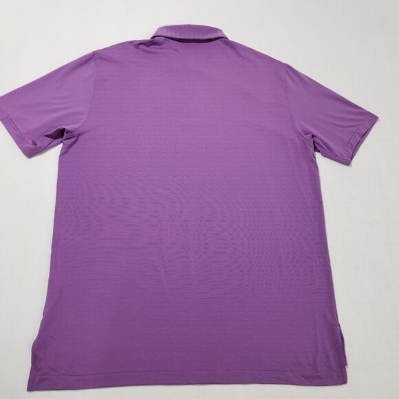 Peter Millar Polo Shirt Large Jubilee Performance Summer Comfort Striped Havana - Picture 3 of 11